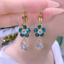 Crystal Water Drop Earrings