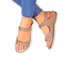 Flat Toe Velcro Casual Sandals