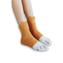 Fluffy paw socks
