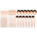 Golden Dinnerware Set (24pcs)