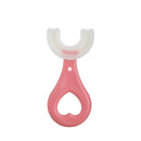 Silicone U-shaped toothbrush for children
