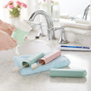 Wheat straw toothbrush holder