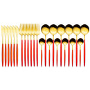 Golden Dinnerware Set (24pcs)