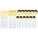 Golden Dinnerware Set (24pcs)