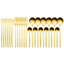 Golden Dinnerware Set (24pcs)