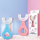 Silicone U-shaped toothbrush for children