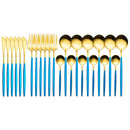 Golden Dinnerware Set (24pcs)