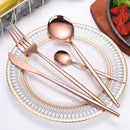 Golden Dinnerware Set (24pcs)
