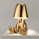 Golden Thinker Lamp 