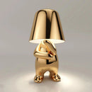 Golden Thinker Lamp 