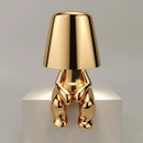 Golden Thinker Lamp 