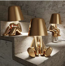 Golden Thinker Lamp 