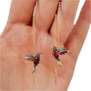Hummingbird Drop Earrings 