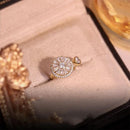Crystal Rotating Fashion Ring