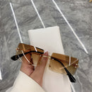 Rimless Retro Sunglasses