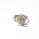 Crystal Rotating Fashion Ring