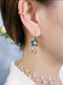 Crystal Water Drop Earrings