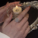 Crystal Rotating Fashion Ring