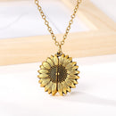 Sunflower Pendant Necklace
