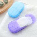 Portable paper soap