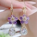 Crystal Water Drop Earrings