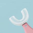 Silicone U-shaped toothbrush for children