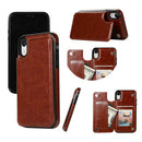 iPhone Leren Portemonnee Hoesje