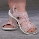 Round open toe sandals