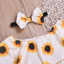 Sunflower outfit for children 