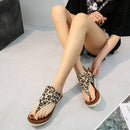 Leopard Gladiator Sandals