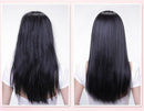 Straightening iron &amp; curling brush
