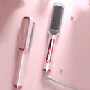 Straightening iron &amp; curling brush