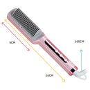 Straightening iron &amp; curling brush