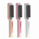 Straightening iron &amp; curling brush