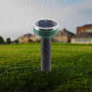 Solar-powered mole repeller
