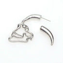 Hollow Skull Stud Earrings
