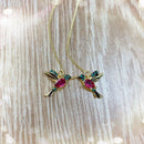 Hummingbird Drop Earrings 