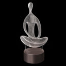 Yoga 3D Illusion Lamp