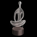Yoga 3D Illusion Lamp