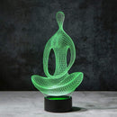 Yoga 3D Illusion Lamp