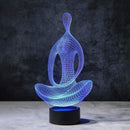 Yoga 3D Illusion Lamp