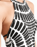 Black and White Swimsuit