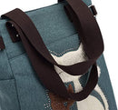 Cat Embroidered Canvas Bag 