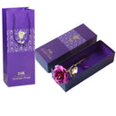 24K Foil Gold Plated Rose 