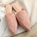 Women's tulle made of pointed suede