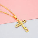 Amazing Grace Cross Necklace