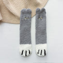Fluffy paw socks