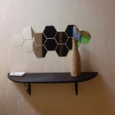 Hexagonal Sticky Mirror (12 Pieces)