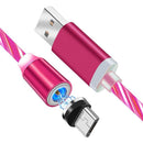 iGlow Glowing LED Magnetic 3-in-1 USB Charging Cable 