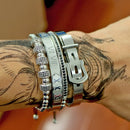 Titanium Bracelet Set